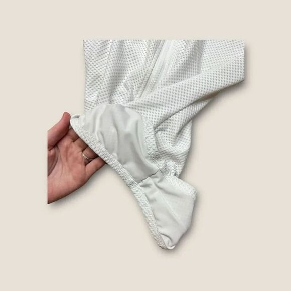 Fiorella Volin Pavones White Zip Up One-Piece Size Small - Picture 4 of 6